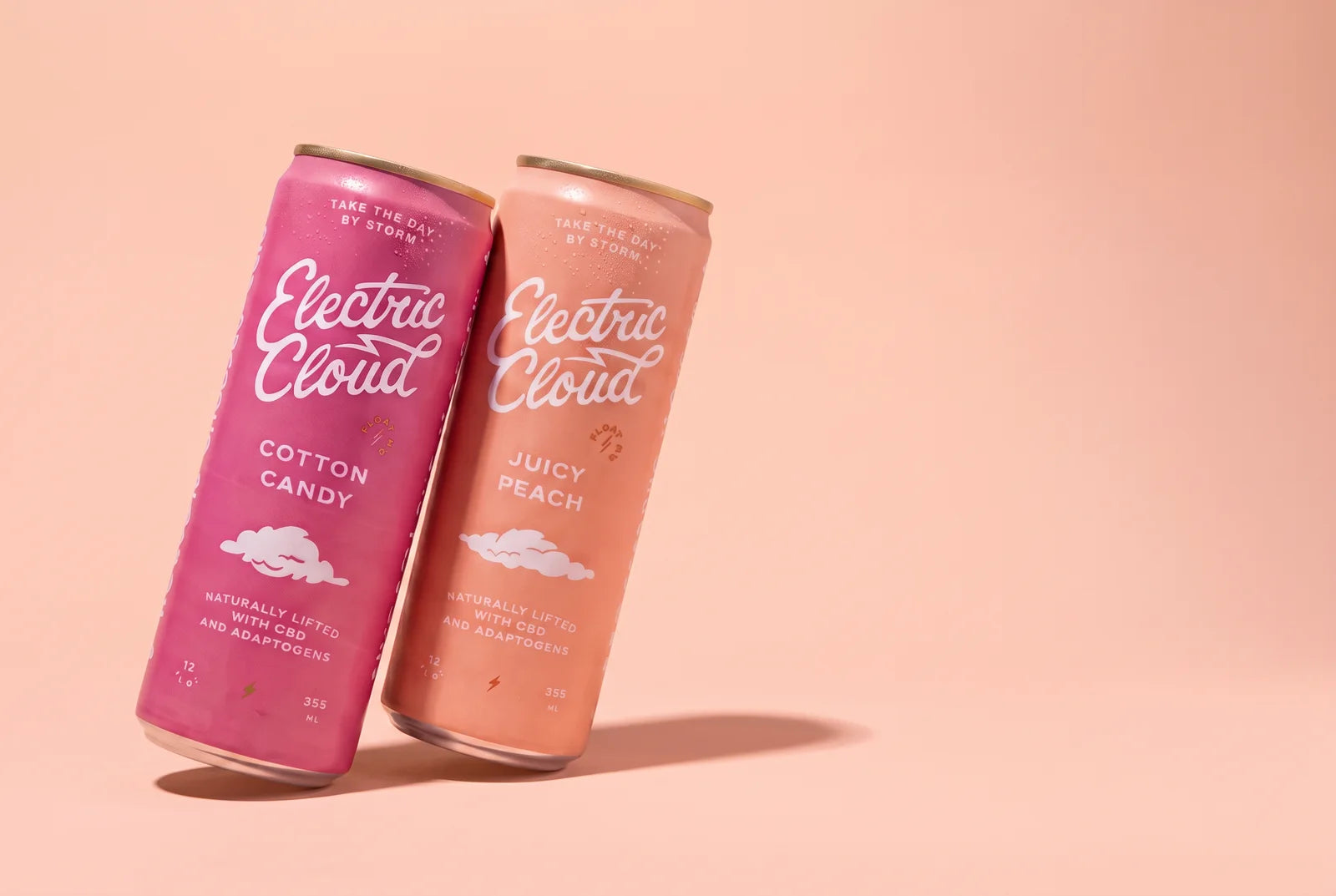 Cotton Candy + Juicy Peach Electric Cloud cans