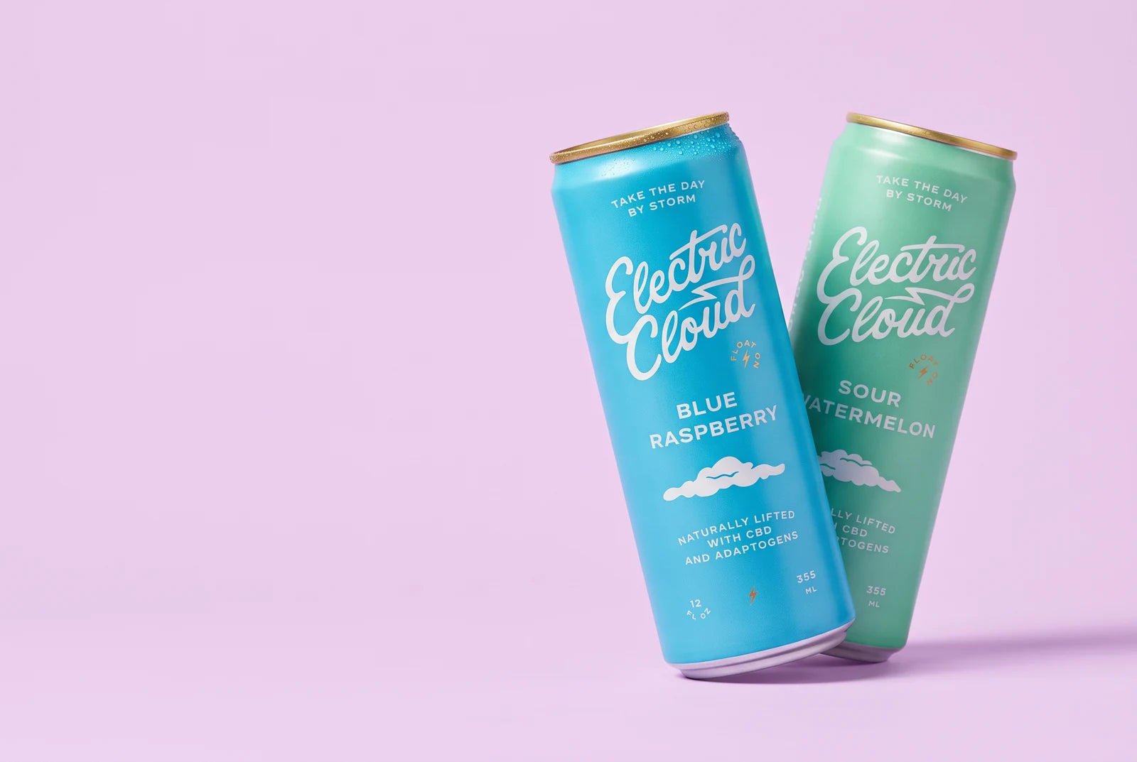 Blue Raspberry + Sour Watermelon Electric Cloud cans